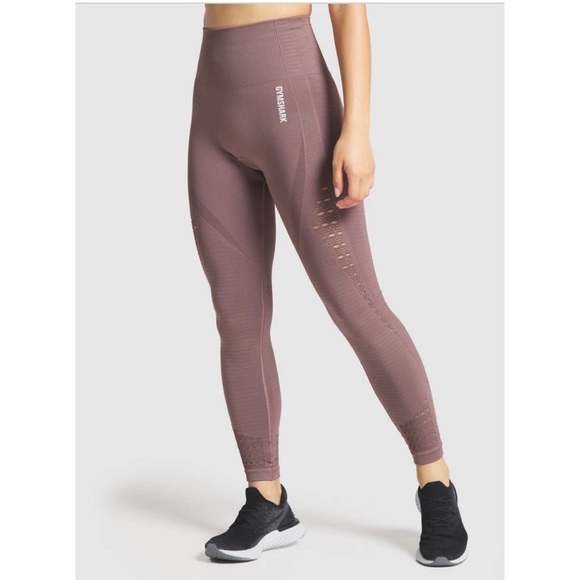 Like New GymShark Seamless Highwaisted Leggings - Picture 1 of 8
